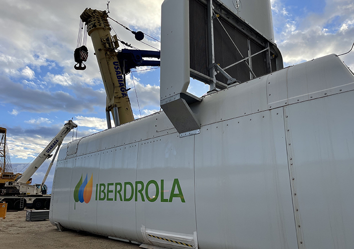 foto Iberdrola inicia la puesta en marcha del parque El Puntal II con los aerogeneradores más potentes de España.